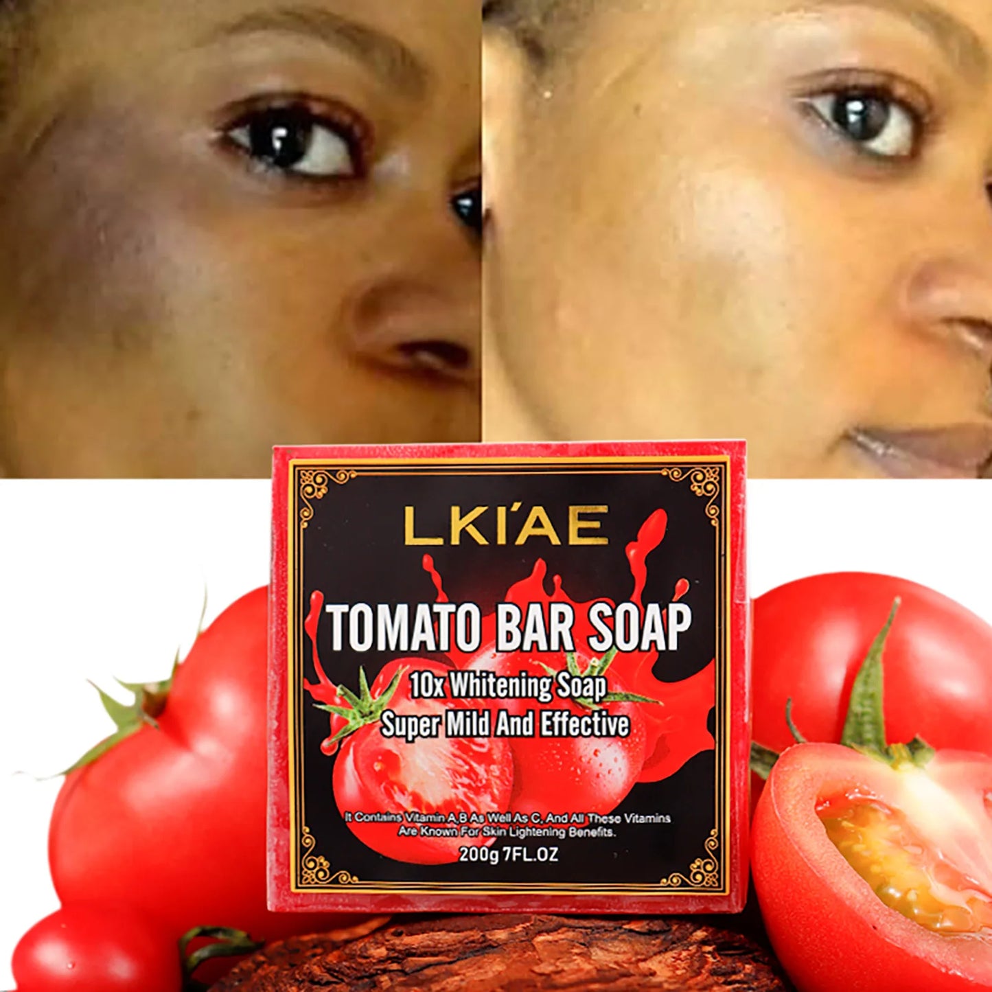 AILKE Tomato Brightening Soap Bar | Even Skin Tone 200g