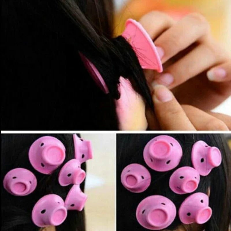 20/set Soft Rubber Hair Care Rollers Silicone Hair Curler No Heat No Clip Hair Curling Styling DIY Tool for Curler Peaceful Pleasures Health and Wellness