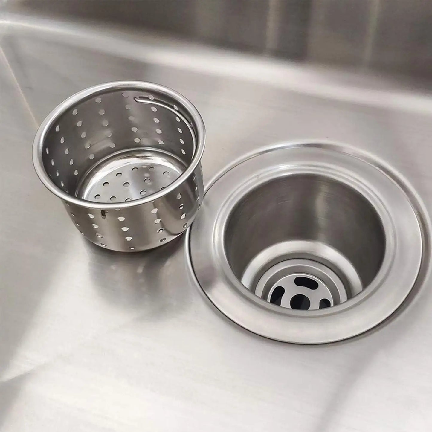 Stainless Steel Sink Drain Strainer & Floor Hair Filter
