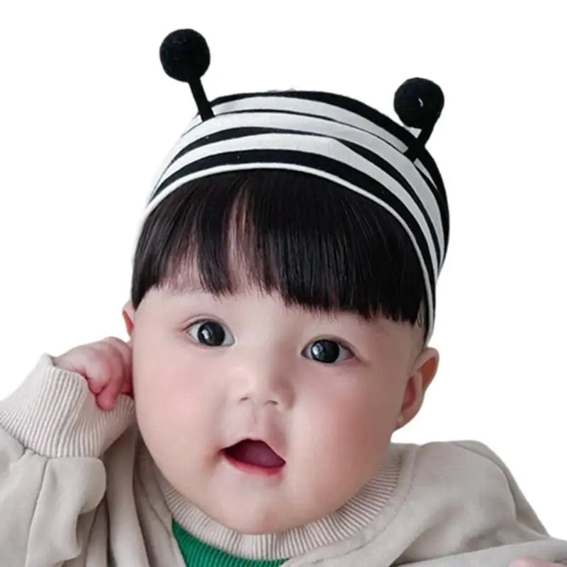 Baby Girls Hairband with Bangs – Cute Infant Headpiece