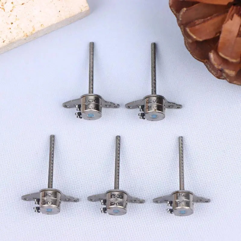 Micro 2 Phase Stepper Motor 6mm 4 Wire Adjustable Long Shaft For Optical Instrument Motorized Adjustment Peaceful Pleasures Health and Wellness