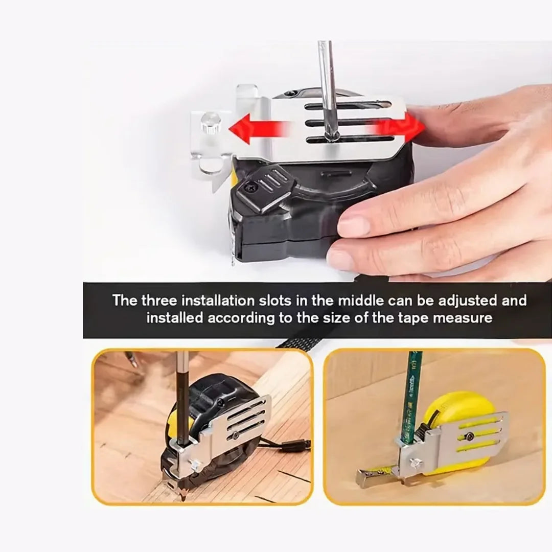 Tape Measure Pencil Holder Digital Scribing Tool Clamp Wall Fixed
