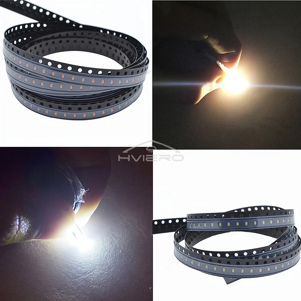 100pcs 0603 SMD LED Beads White Yellow Blue – DIY Diodes