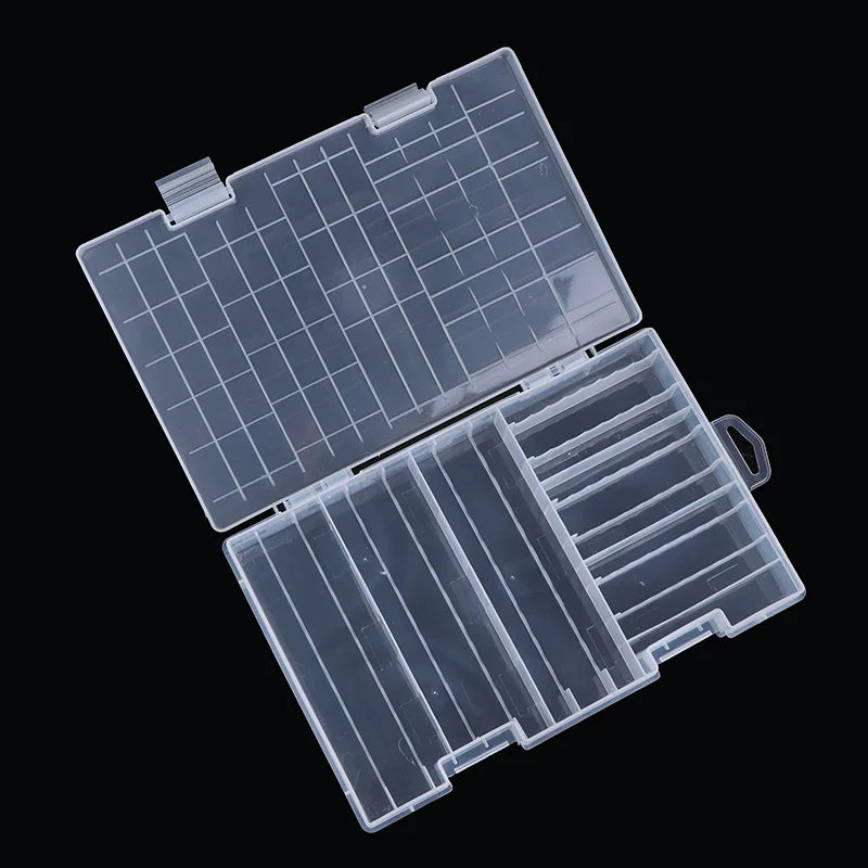 100-Slot AA & AAA Battery Storage Box | Transparent Organizer