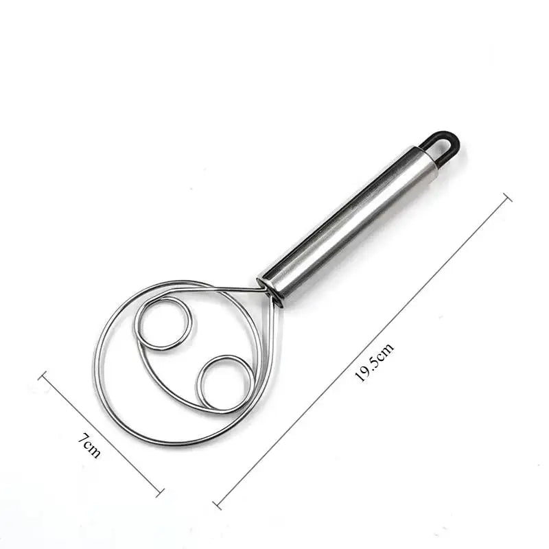 Stainless Steel Spiral Coil Whisk | Ergonomic, Dishwasher Safe