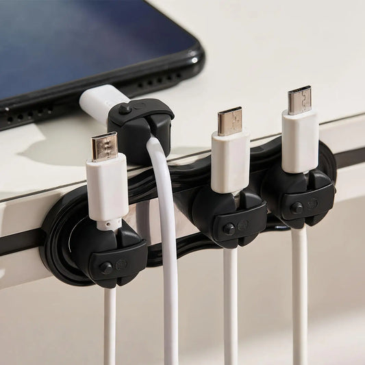 Magnetic Cable Clips – Cord Organizer & Wire Keeper Cable Organizer Clip Oasis Select