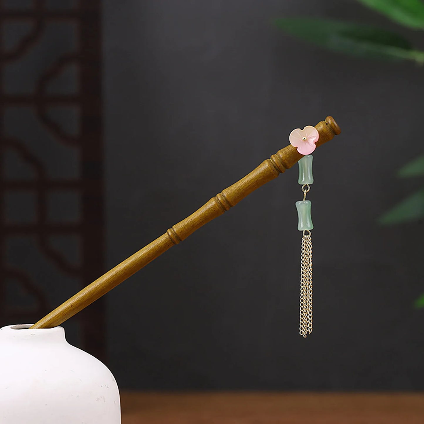 Chinese Style Hair Stick Hairpin Handmade Wood Headpiece Updo Hair Styling Tool for Women Girls Party Head Decor Peaceful Pleasures Health and Wellness 14