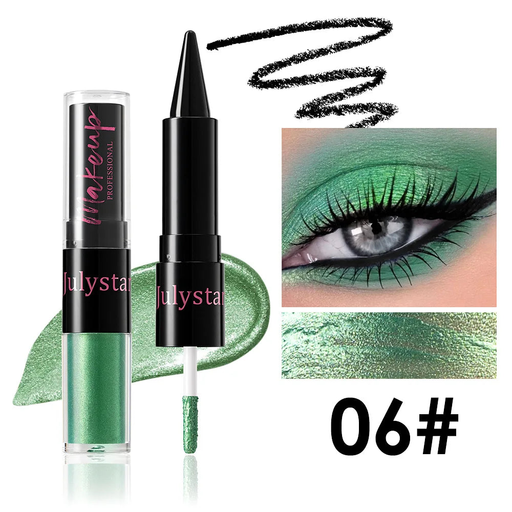 2-in-1 Glitter Metallic Liquid Eyeshadow & Eyeliner Pen