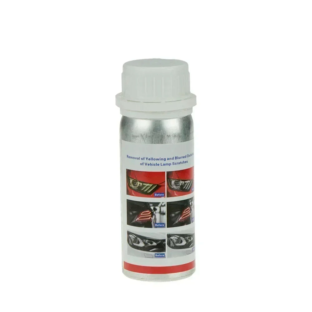 Headlights Liquid Polymer Headlight Chemical Polish Repair Fluid Refurbishment Scratch Repair Polishing Headlights Motorcycle Peaceful Pleasures Health and Wellness 100ml