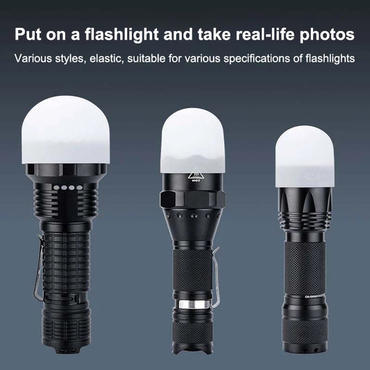 2Pcs Silicone Elastic Flashlight Lampshade For SP31 SP35 IF22A C8G IF25A SP36 S2 C8 EA01 TS21 Q8 14-75MM Torch Peaceful Pleasures Health and Wellness