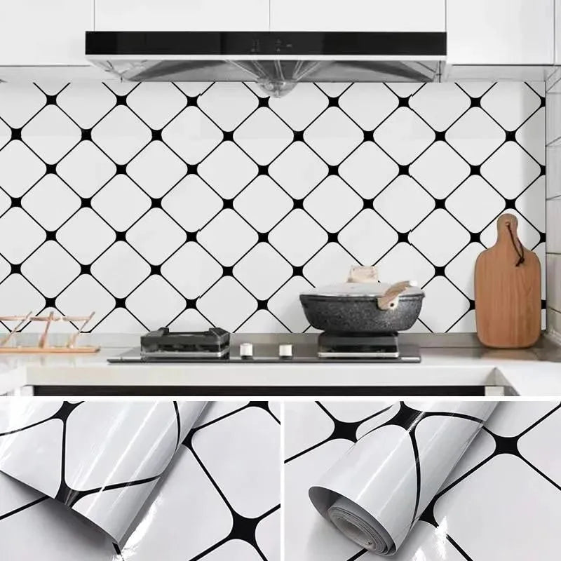 Kitchen Wall Sticker – Waterproof Oil-Proof PVC Self-Adhesive