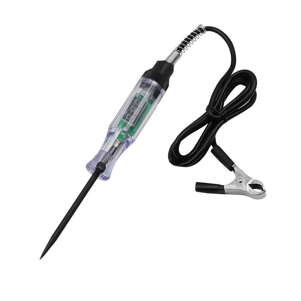 Automotive voltage detection pen Automotive fault repair circuit tester Digital backlight automotive fuse diagnostic probe test Peaceful Pleasures Health and Wellness black-digital