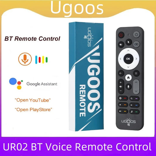 UGOOS UR02 BT Remote Control Voice Control Replacement for Ugoos TOX1 TOX3 TOX4 AM8 PRO AM6B PLUS X4 X4Q Cube Pro Extra TV Box Peaceful Pleasures Health and Wellness