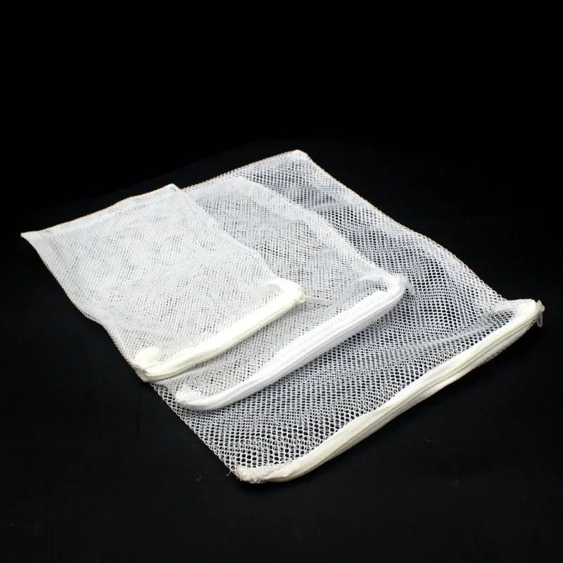 5-Pack Reusable Aquarium Filter Media Bags with Zipper