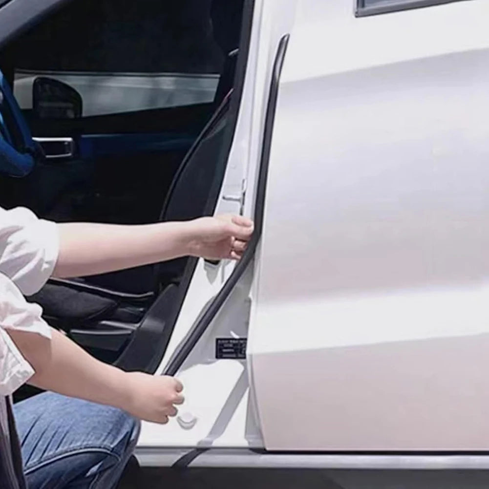 Draft Excluder Weather Strip Car Door Edge Rubber Weatherstrip Sealing Strips Noiseproof Windproof Protection For Auto Door Peaceful Pleasures Health and Wellness
