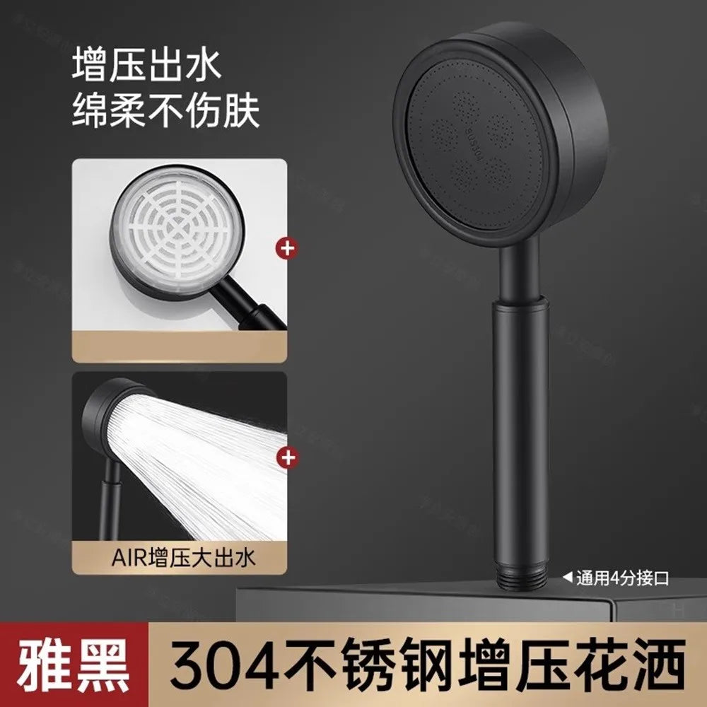 High-Pressure Handheld Shower Head | Water Saving Rainfall Sprayer