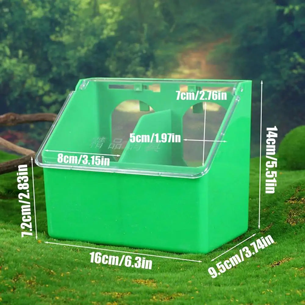 Hanging Bird Feeder Dual Port – Large Capacity ABS Dispenser