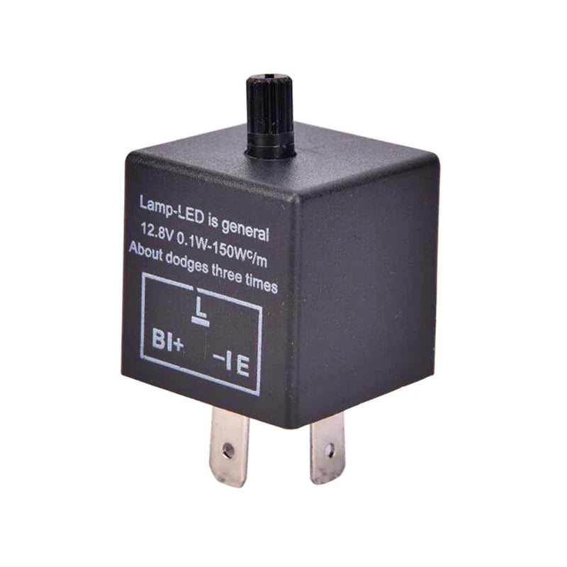12V 3-Pin LED Adjustable Flasher Relay CF13 – Turn Signal Fix