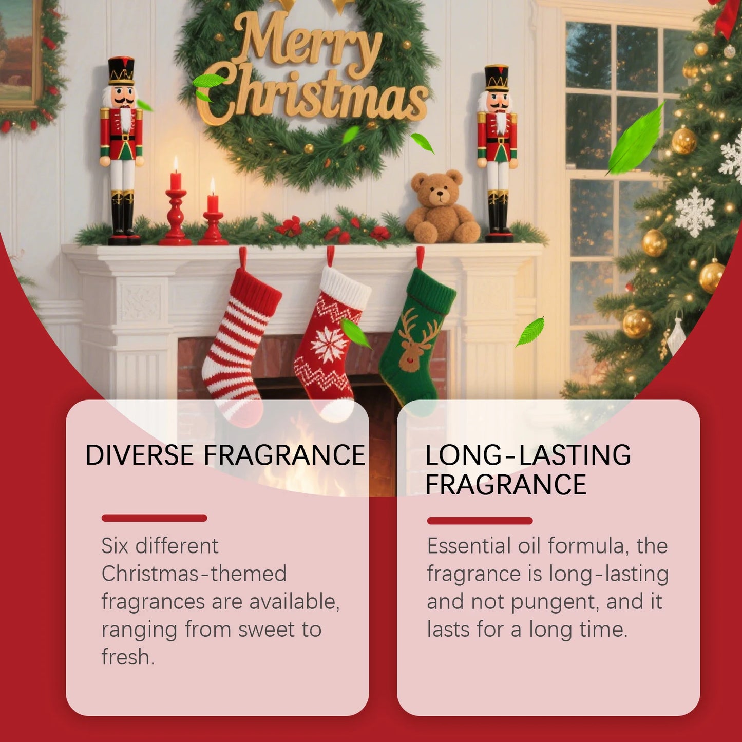 Christmas Essential Oil Set – 6 Festive Scents 6x10ml
