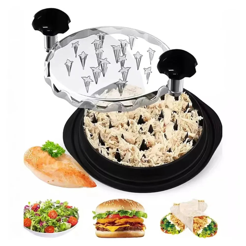Chicken Shredder Tool with Lid | Meat Shredder for Pork & Beef