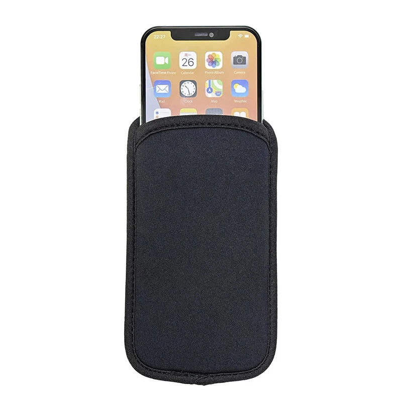 Waterproof Neoprene Phone Pouch – Slide-In Clear Window Case