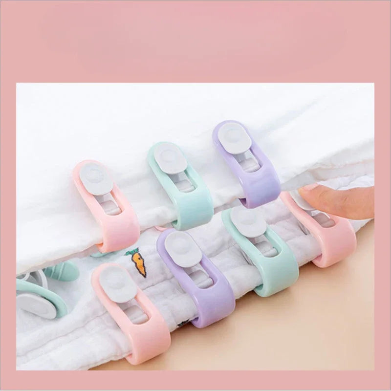 Anti-Slip Quilt & Bed Sheet Clips | Heavy-Duty Clothespins Fabric Clips Peaceful Pleasures Health and Wellness