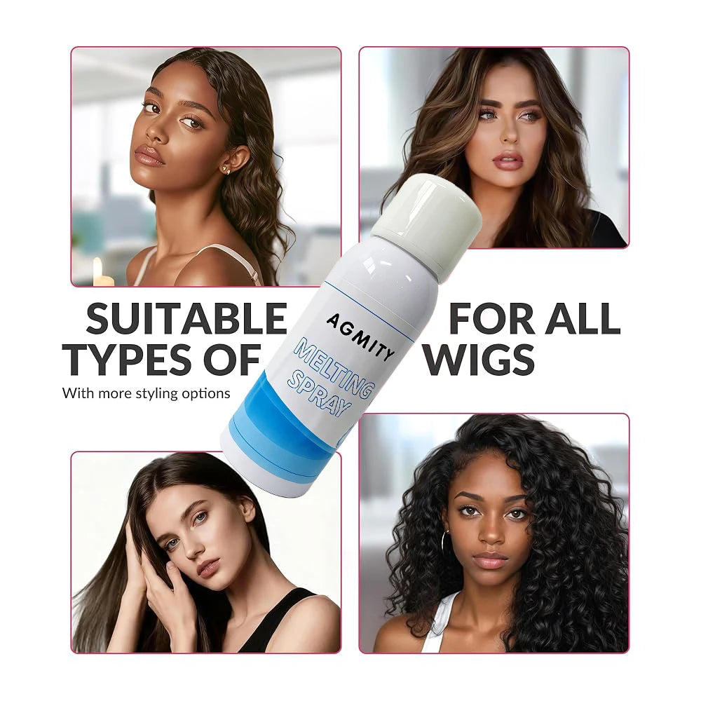 Lace Melting Spray 120ml – Waterproof Strong Hold Wig Adhesive