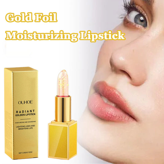 Gold Foil Lip Balm – Hyaluronic Acid, Vitamin E & Gold
