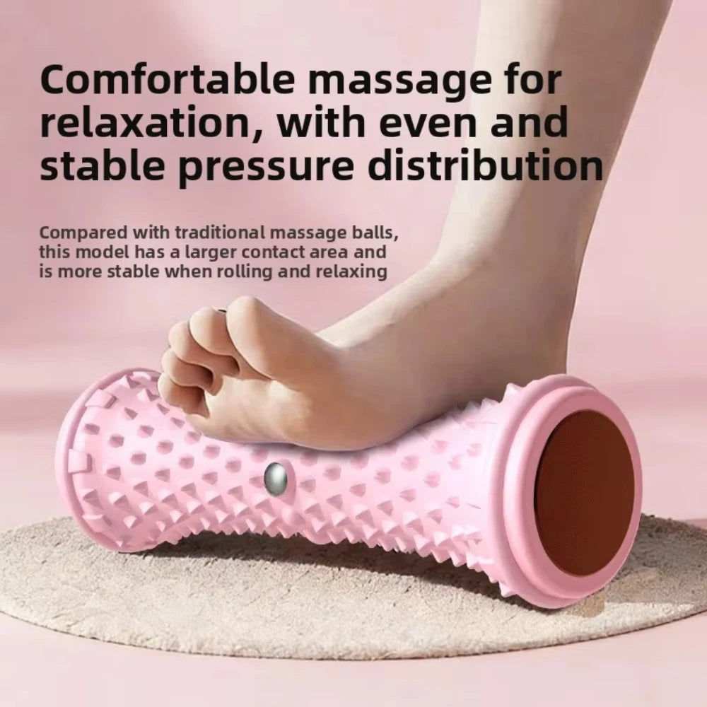 Manual Plastic Foot Massager Roller Yoga Ball Plantar Fascia Roller Muscle Relaxation Care Plastic Manual Foot Massager Rollers Peaceful Pleasures Health and Wellness