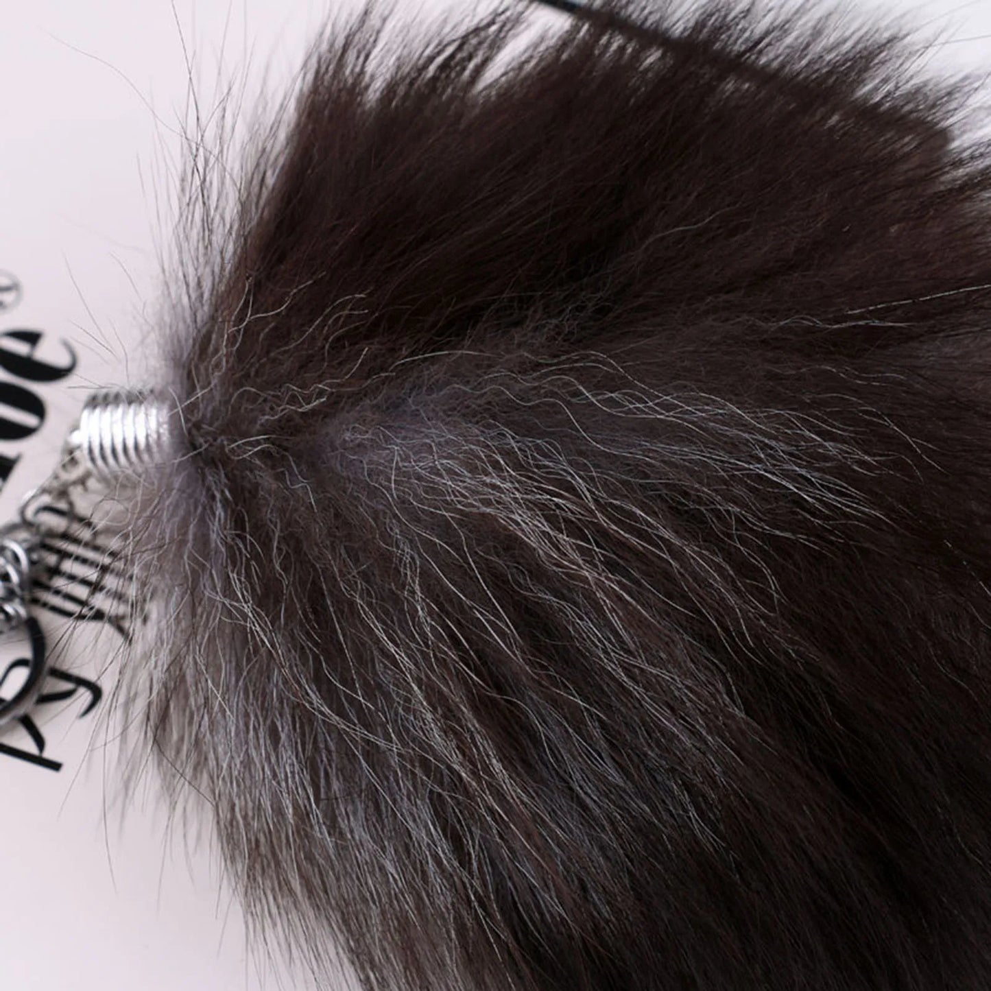 Fox Tail Pendant Car Keychain Unique Bag Ornaments Creative Accessories for Birthday Anniversary Gifts Peaceful Pleasures Health and Wellness