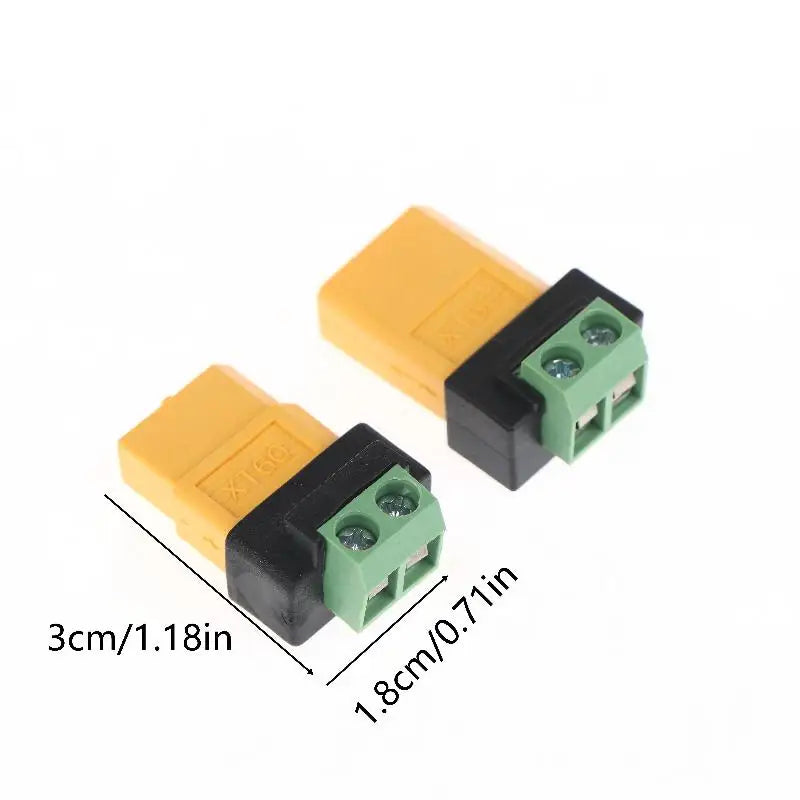 Solderless XT60 to 2-Pin Adapter for Drone & Balance Charger