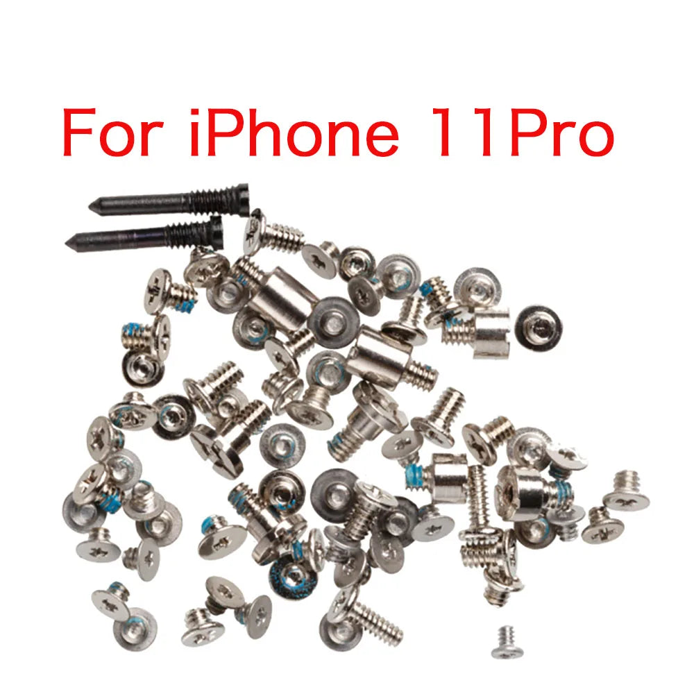 iPhone 7–12 Pro Max Full Screw Replacement Set | 5-Star Screws