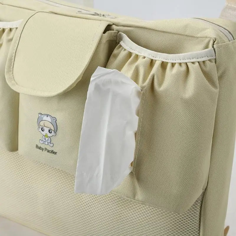 Baby Stroller Hanging Organizer Bag | Diaper & Bottle Holder