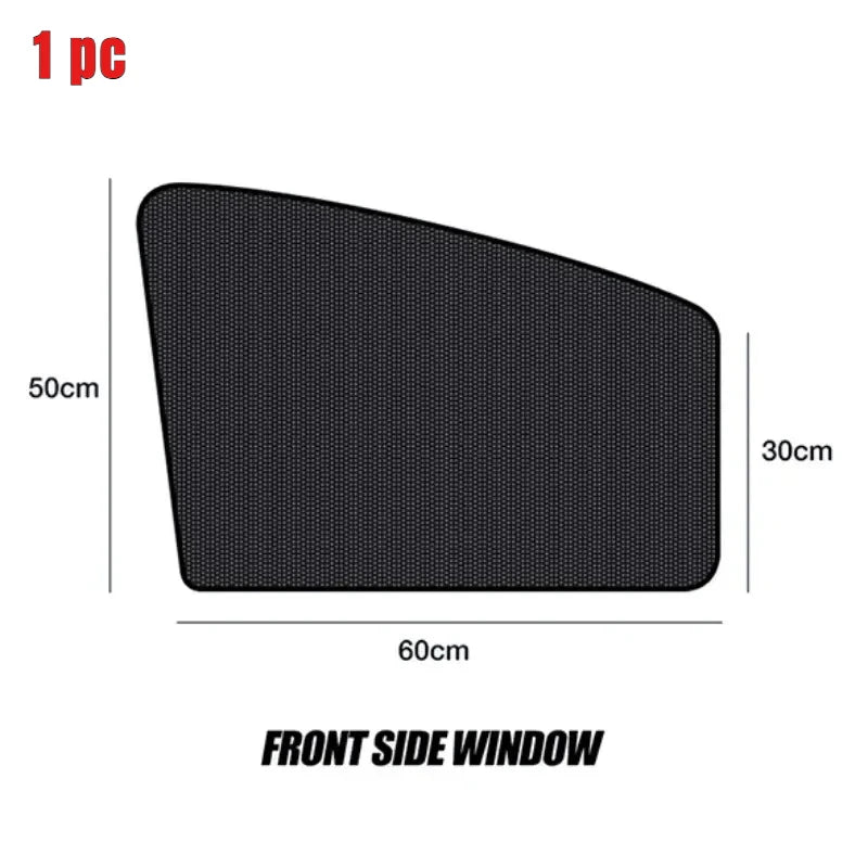 Car 5D Magnetic Mesh Sunshade Heat Insulation Strong Magnetic Adsorption Type Sunscreen Covers Car Side Window Blackout Curtains Peaceful Pleasures Health and Wellness Standard front wind