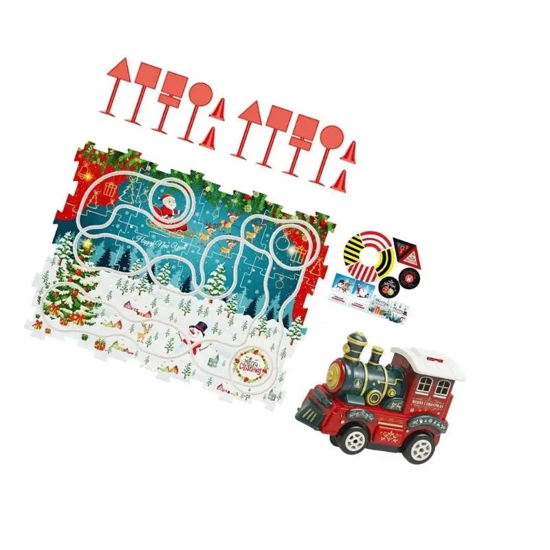 Kids Puzzle Train Track Toy Set | Ages 3+ Christmas Gift