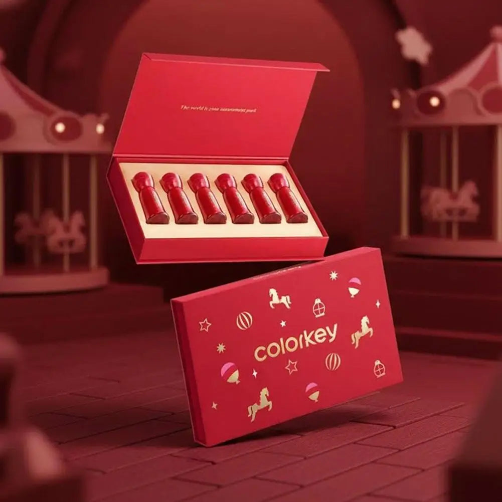 COLORKEY Year of the Horse Lip Glaze & Makeup Gift Set