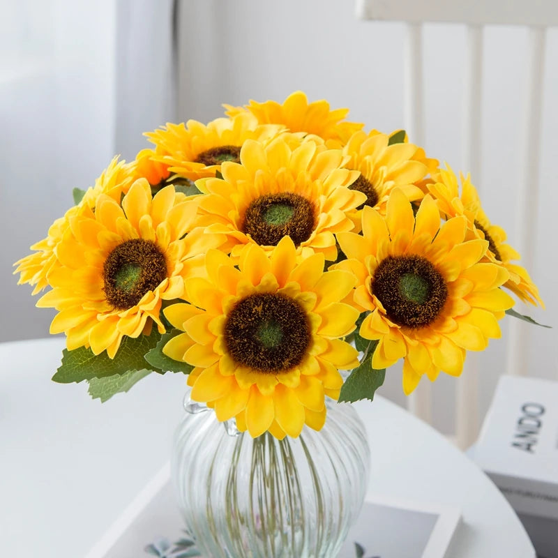 Artificial Silk Sunflower Gerbera | Wedding & Home Décor