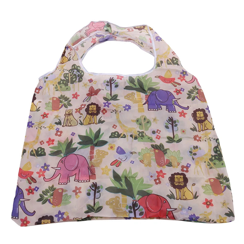 Reusable Foldable Shopping Bags Portable Multi Purpose Tote for Supermarket Beach Travel Toy Storage Grocery Shoulder Bag Peaceful Pleasures Health and Wellness