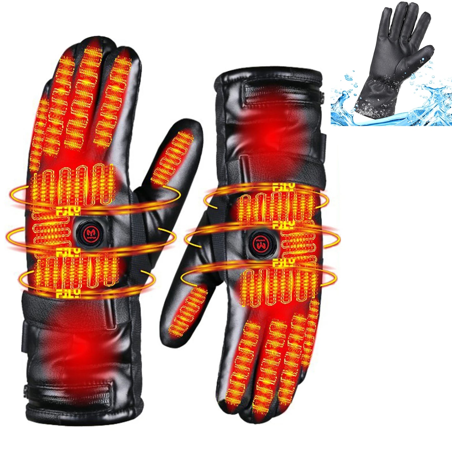 Rechargeable Heated Gloves | 3-Level Waterproof Winter Hand Warmers