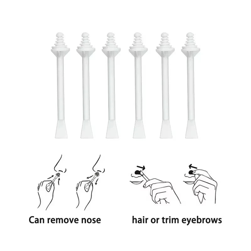 2026 Portable Nose And Ear Hair Removal Wax Bean Kit - Paper-Free Cleaning Set for Men & Women - Wax Bean Hair Removal Kit Peaceful Pleasures Health and Wellness