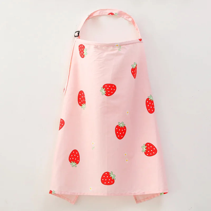 Cotton Nursing Cover Breastfeeding Shawl | Floral Privacy Blanket