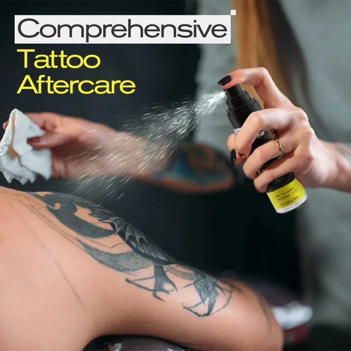 Tattoo Care Spray – Moisturizing & Color-Vibrant Daily Mist