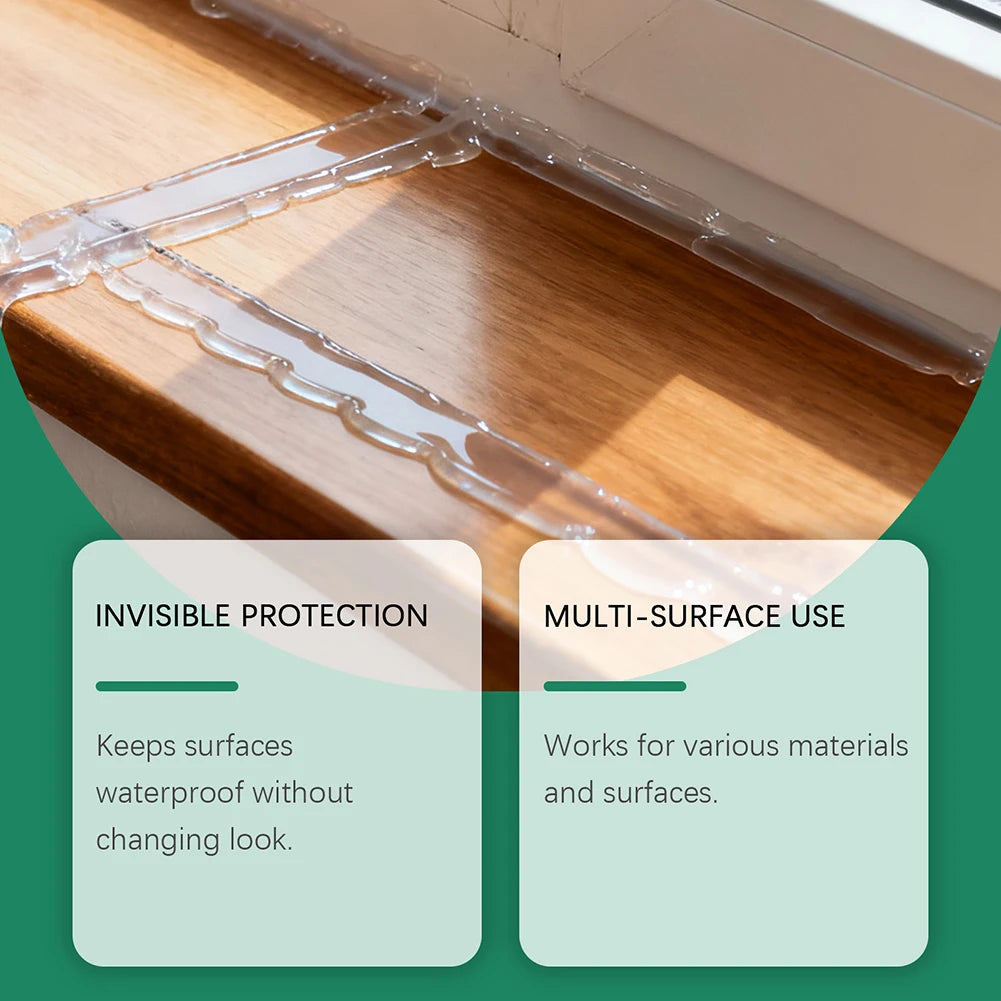Transparent Waterproof Adhesive Glue,Quick Dry Clear Adhesive For Window Frame Gaps Bathroom Tile,Roofs Leak Repair Sealing Glue Peaceful Pleasures Health and Wellness