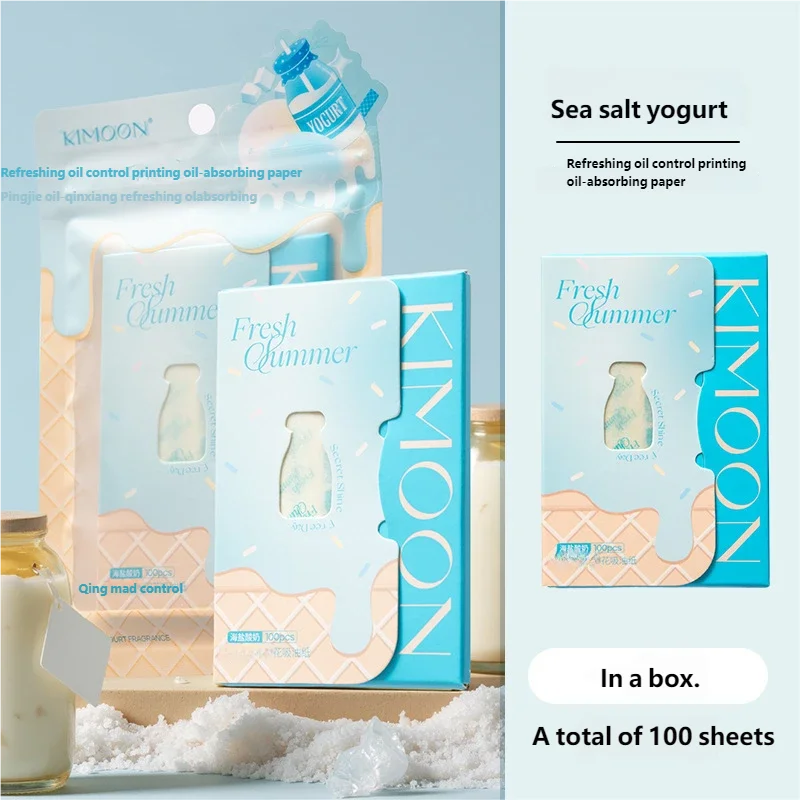 100-Sheet Face Oil Blotting Papers – Portable Oil Control Sheets