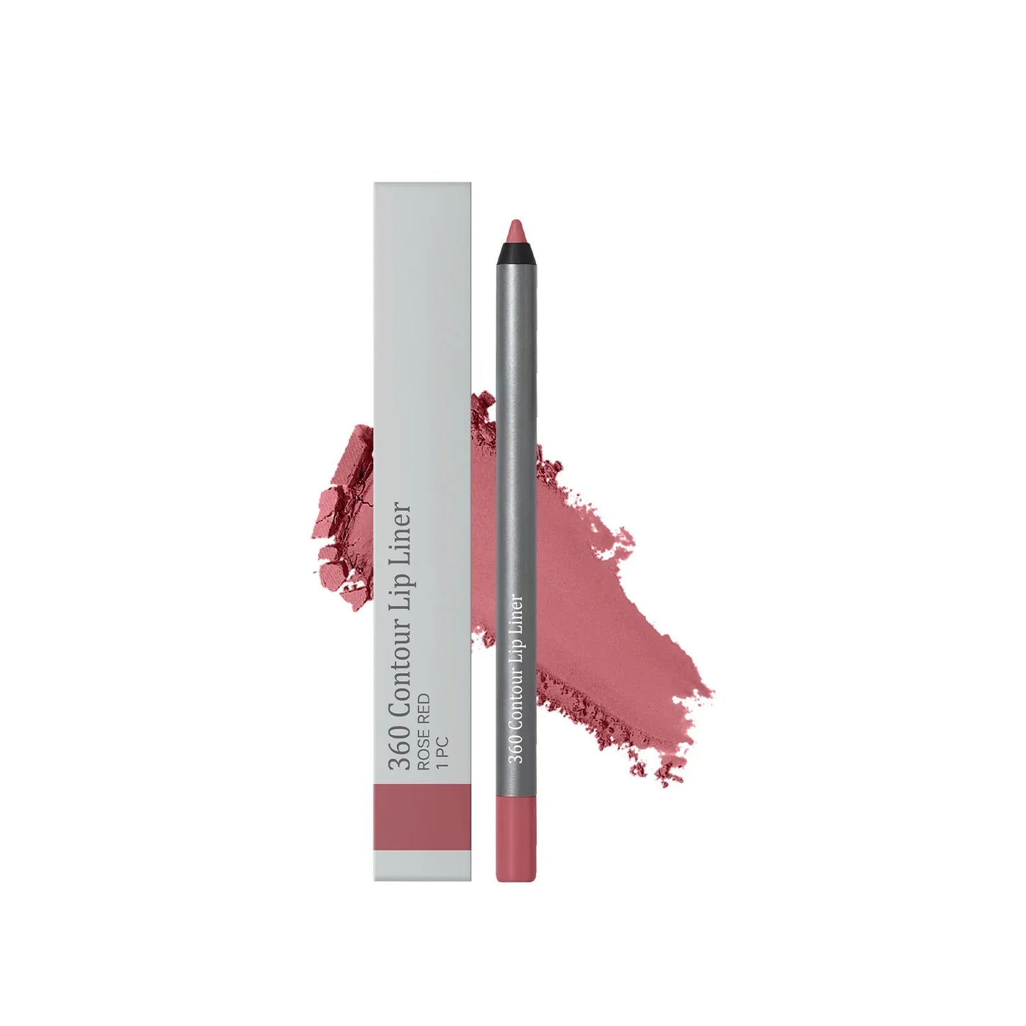 Rose Red Matte Lip Liner Pencil – Smooth, Long-Lasting
