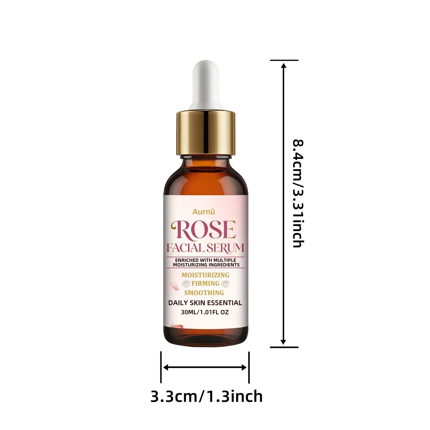Aurnü Rose Facial Serum – Hydrating & Nourishing, All Skin Types
