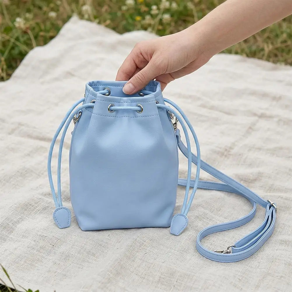 Instax Mini 13 PU Leather Drawstring Camera Bag & Case