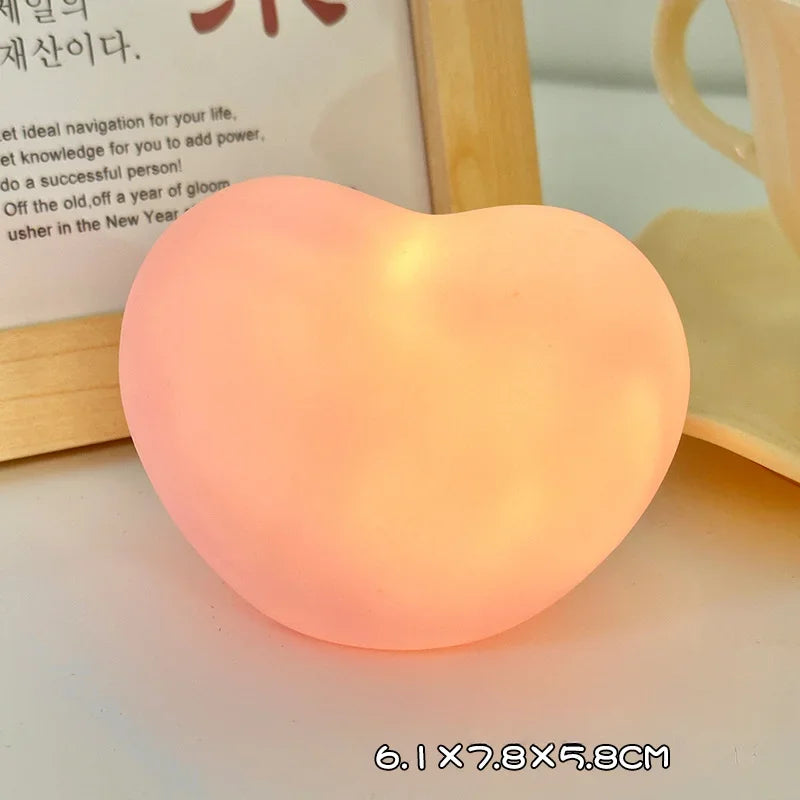 Heart Night Light – Soft LED Love Glow Bedside Atmosphere Lamp