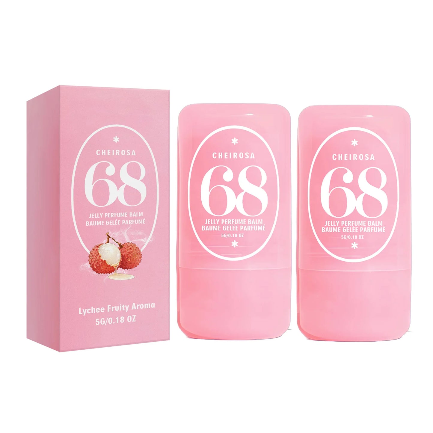 Jelly Perfume Balm | Amber Vanilla, Almond Caramel & Lychee