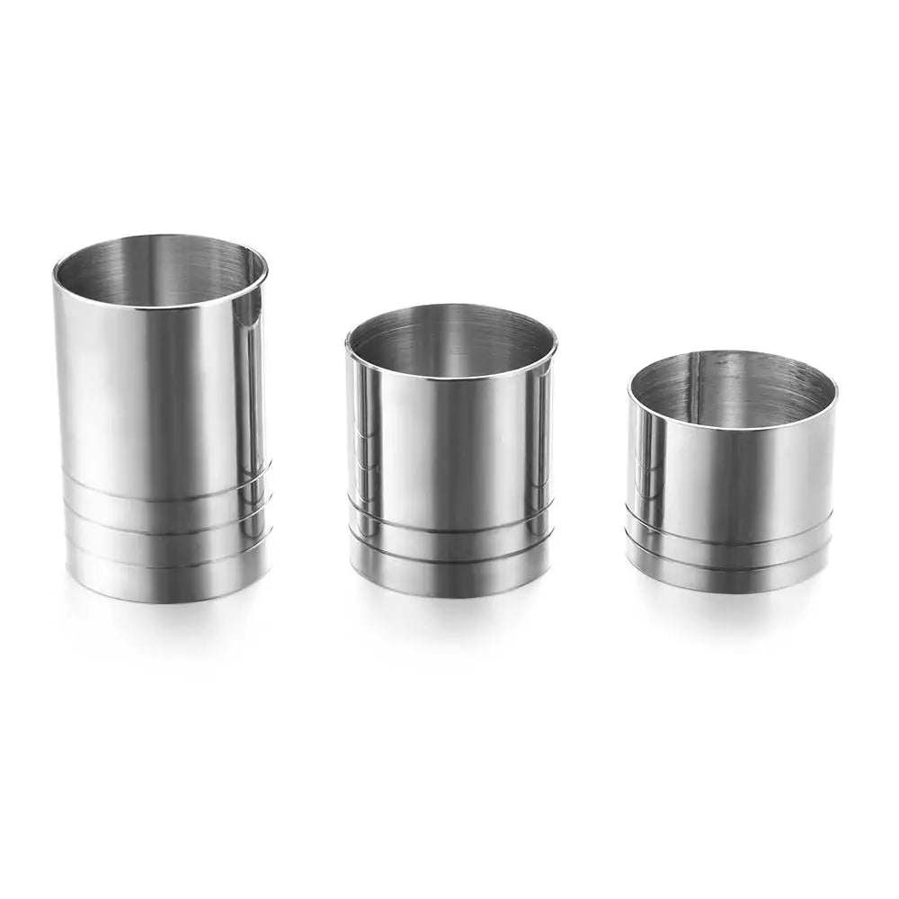 Stainless Steel Jigger Set 25/35/50ml – Bar Measure Cups